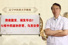 熬夜脱发、须发早白？七味中药滋补肝肾，乌发壮骨