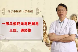 一味乌梢蛇无毒还解毒，止痒、通经络