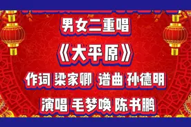 鲁源原创平原县歌《大平原》春节期间唱响火爆平原