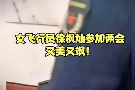 女飞行员徐枫灿参加两会，又美又飒！视频封面