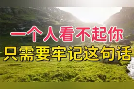 如果一个人看不起你，只需要牢记这句话，就能反败为胜！视频封面
