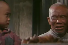 主席看到小男孩吃苕根充饥，毅然决定拿出稿费请乡亲们吃顿便饭