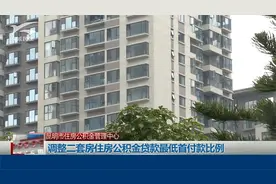 调整二套房住房公积金贷款最低首付款比例视频封面