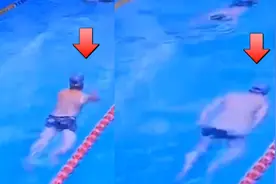 一男子在游泳时突然脱下泳裤，边游边排便：求身后大哥的心理阴影视频封面