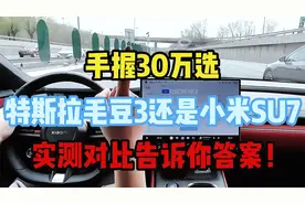 手握30万，选特斯拉Model3还是小米SU7，实测对比告诉你答案！