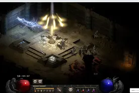 暗黑破坏神2 重制版 死灵法师新手玩家开荒5 轻松捏死都瑞尔