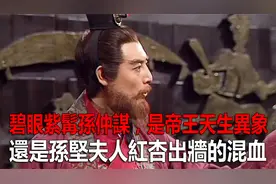 碧眼紫髯孙仲谋，是帝王天生异象，还是孙坚夫人红杏出墙的混血？视频封面