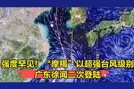 强度罕见！“摩羯”以超强台风级别在广东徐闻二次登陆视频封面
