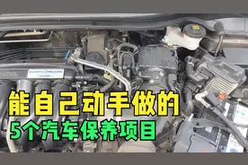能自己动手做的5个汽车保养项目，几分钟时间就能省几百元工时费