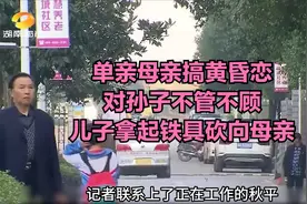 单亲母亲搞黄昏恋，对孙子不管不顾，儿子拿起铁具砍向母亲视频封面