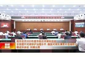 邯郸市2023年度市级总河湖长会议召开视频封面