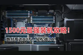 1500元电脑最强组装攻略，不用洋垃圾，通杀热门网游戏，战3A！视频封面