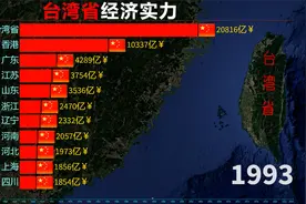 各省GDP实力排名，台湾省经济实力如何？有对比就有差距视频封面