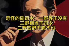 奇怪的副司令：一野等于没有，三野相当于司令，二野四野干脆不设