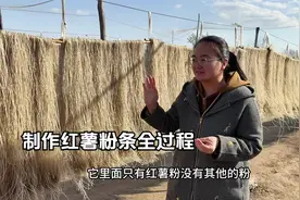 开始做红薯粉条了，天天妈妈带你看制作全过程，从粉面到粉条！