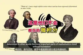 这是他们不会教你的微积分！微积分关键思想背后的历史和哲学！视频封面
