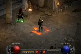 暗黑破坏神2亚马逊99级催促符文弓！冰冻箭的技能就是厉害！