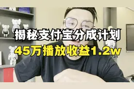 揭秘支付宝创作分成计划，新人操作全流程，容易热门的4个大类。