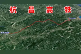 杭昌高铁，杭州到南昌的第二条高速铁路，途经浙皖赣三省19个站点