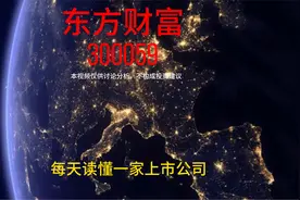 每天读懂一家上市公司，今天解读的是东方财富视频封面