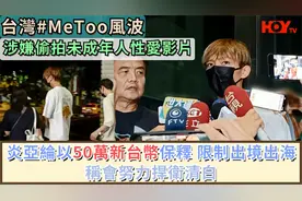 炎亚纶被限制出境出海，交保50万！首次发声称会努力捍卫自己清白视频封面