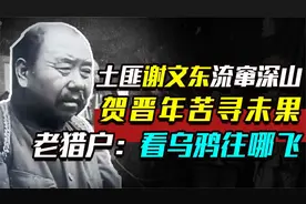 6年贺晋年东北剿匪，土匪谢文东流窜深山，老猎户：看乌鸦向哪飞视频封面