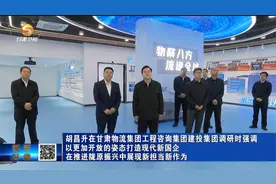 胡昌升在甘肃物流集团工程咨询集团建投集团调研视频封面