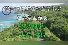 母亲90万拆迁款全给弟弟，还来家里养老，我热情接纳，丈夫：离婚视频封面