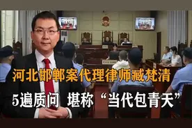 河北邯郸案代理律师臧梵清，连续五遍大声询问，能开创先例吗？视频封面