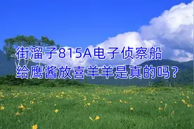 街溜子815A电子侦察船给鹰酱放喜羊羊是真的吗？视频封面