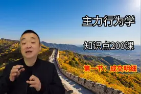 散户选股一定要看“成交明细”，不能盲目选择，原理却都不知道！视频封面