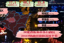 2023年河北省衡水市11行政区财政自给情况，桃城区领跑全市视频封面