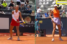 罗马站第二轮 郑钦文VS达尼洛维奇 强势反拍 多次平分+强势破发视频封面