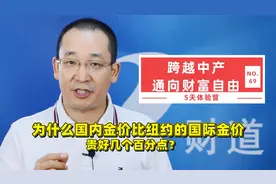 为什么国内金价比纽约的国际金价贵好几个百分点？视频封面