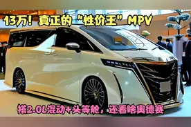 真正的“性价王”MPV，搭2.0L混动+头等舱，还看啥奥德赛视频封面
