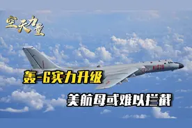 中美南海斗法，轰-6强势出击，导弹瞬间撕碎靶船，美航母提前撤了视频封面