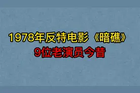 1978年反特电影《暗礁》9位演员今昔，丁笑宜，姜黎黎，迟志强！视频封面
