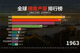 盛世中华何以中国！看近60年来全球粮食产量排行，振奋人心！视频封面