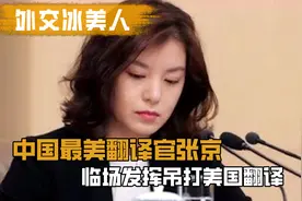 中国最美外交冰美人张京，临场发挥吊打美国翻译，颜值与实力并存视频封面