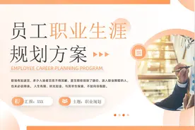 员工职业生涯规划方案PPT模板，PPT文件：zcfff（加个点）com视频封面