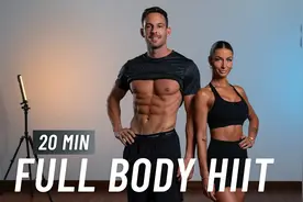 全程无跳跃！20分钟HIIT全身燃脂运动，燃烧300大卡！视频封面