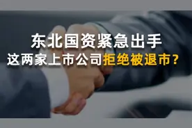 东北国资紧急出手，这两家上市公司拒绝被退市？