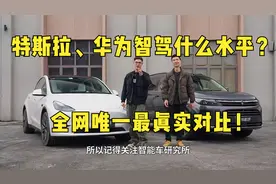 特斯拉、华为智驾什么水平？全网唯一最真实对比！