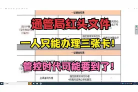 通管局最新文件！严格落实一证3户手机卡！以后办理套餐越来越难