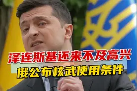准备反攻进入俄本土？泽连斯基还来不及高兴，俄公布核武使用条件视频封面