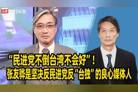 “民进党不倒台湾不会好”！张友骅是坚决反“台独”的良心媒体人视频封面