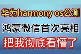 华为harmonyos公测，鸿蒙微信首次亮相？把我彻底看懵了