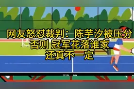 网友怒怼裁判：陈芋汐被压分。否则，冠军花落谁家，还真不一定视频封面