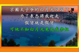 京圈太子爷的白月光回国了，为了表态将我赶走：假货就是假货！可视频封面