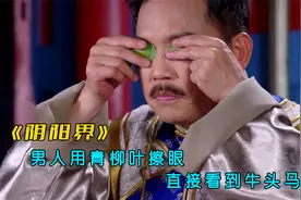 男人半夜来到城隍庙，用青柳叶擦了下眼睛，居然看到牛头马面视频封面